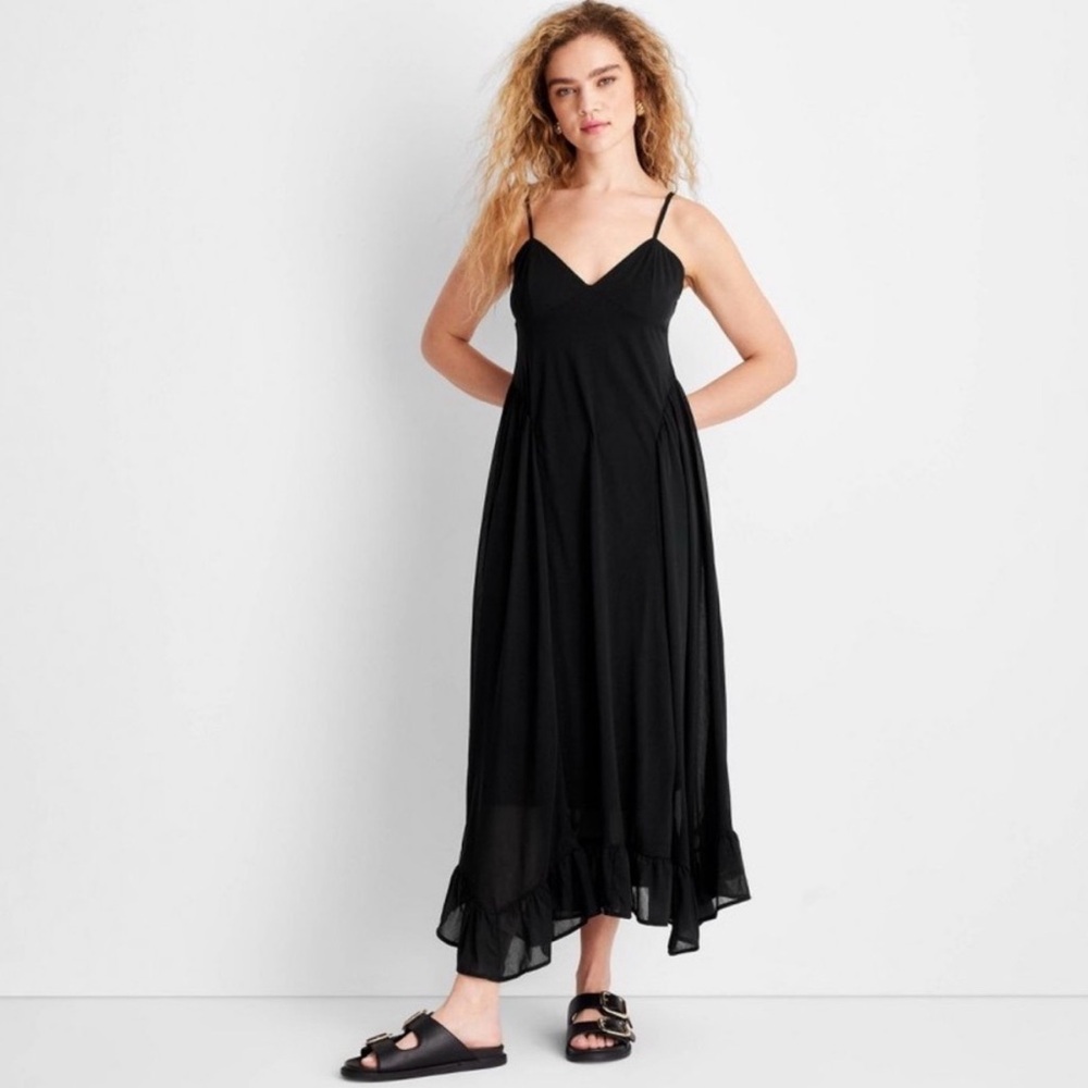 Future collective -  Black Maxi Dress, size S